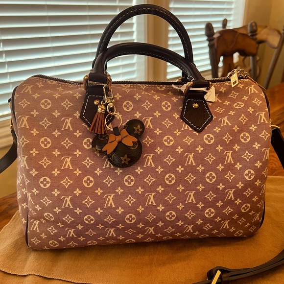 Louis Vuitton Handbags - LV MONOGRAM MINI LIN BANDOULIERE SPEEDY 30 - EUC